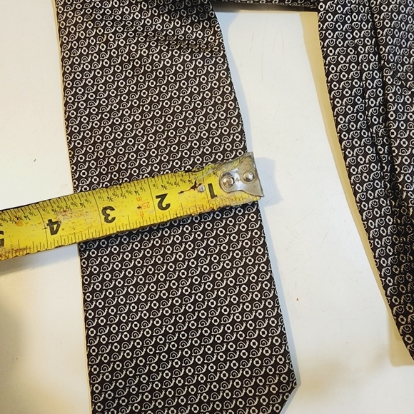 J. Crew Printed 100% Silk Neck Tie - Picture 7 of 8